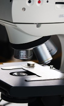 Microscope used to determine if a pet has intestinal parasites.